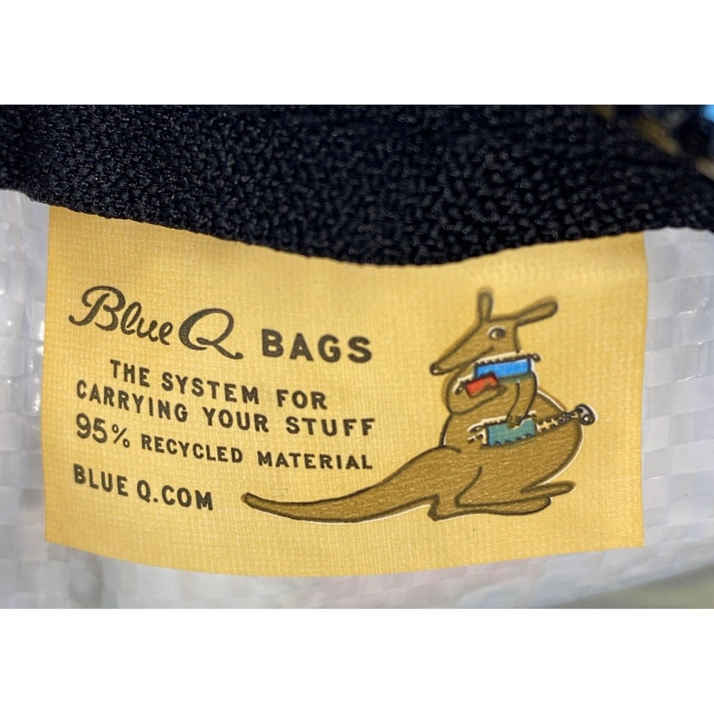 Blue Q Hellraiser Zipper Pouch Retro Comic Pop Art Pencil Makeup Case Recycled - Picture 4 of 4